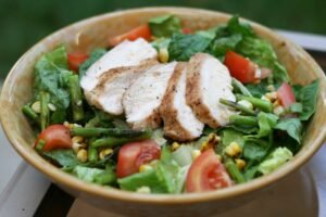 Grilled Chicken Salad with Lemon Vinaigrette